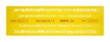 Schriftschablone 3,5 + 5 mm ARISTO AH5305 gerade