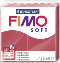 Modelliermasse Fimo kirschrot STAEDTLER 8020-26 Soft 57g
