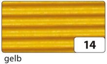 Bastelwellpappe gelb FOLIA 741014 50x70cm