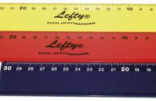 Lineal Plastik 30cm L3 sortier KUM 2012229 Lefty Linkshänder