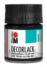 Decorlack Acryl schwarz MARABU 1130 05 073 50ml