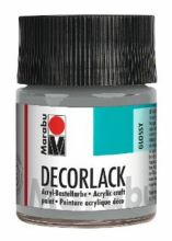 Decorlack Acryl metallic silber MARABU 1130 05 782 50ml