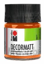 Decormatt Acryl orange MARABU 1401 05 013 50ml