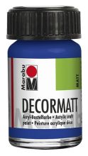 Decormatt Acryl ultramarin MARABU 1401 39 055 15ml Glas