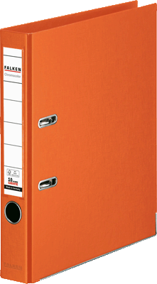 FALKEN Ordner Chromocolor/11286531, orange, Rücken 50mm, für A4
