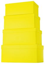 Geschenkkarton uni gelb 52 7855 10 4tlg hoch
