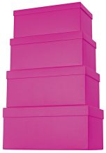 Geschenkkarton uni pink 52 7836 28 4tlg hoch
