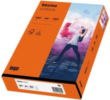 Kopierpapier A4 160g 250BL pastellorange TECNO 2100011384 Colors