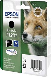 EPSON Tintenpatrone/T12814011 schwarz Inhalt 6ml