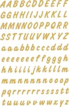 Buchstabenetiketten A-Z gold HERMA 4152 wetterfest