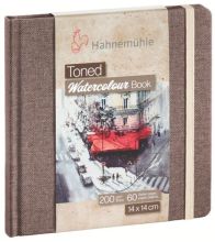 Toned Watercolour Book 200 g/m² beige HAHNEMÜHLE 10625182 14x14cm 30 Blatt