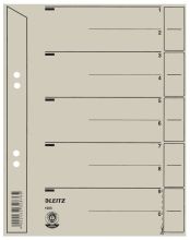 Trennblatt geöst A4 grau LEITZ 1654-00-85 100ST