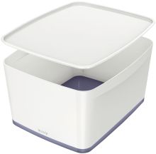 Ablagebox MyBox groß A4 weiß/grau LEITZ 5216-10-01 18 Liter