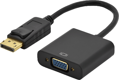 ednet. DisplayPort Adapterkabel/84506 0,15 m schwarz DisplayPort Adapterkabel