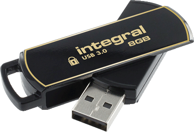 integral USB 3.0 Secure INFD8GB360SEC3.0