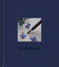 Gästebuch Scriptura blau 61100 21x24cm