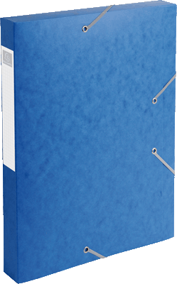 EXCACOMPTA Dokumentenboxen CARTBOX/14005H, blau, 40mm, 700my