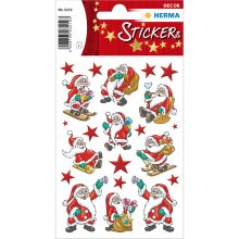 Schmucketikett Weihnachtsmann HERMA 3219 Decorsticker