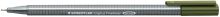 Feinliner Triplus olivgrün STAEDTLER 334-57 0,3mm