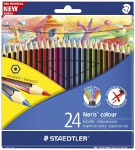 Farbstiftetui 24St Noris colour STAEDTLER 185 C24 Kartonetui