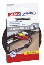 Kabelmanager universal schwarz TESA 55239-00000-01 10mmx5m