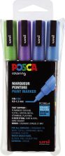 Pigmentmarker Glitter 2 4ST sortiert UNI-POSCA 186512