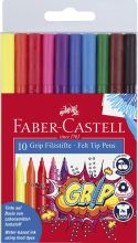 Faserschreiber 10ST FABER CASTELL 155310 Grip Colour