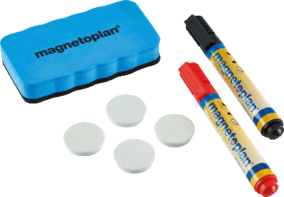magnetoplan Whiteboard Starter Set 37102