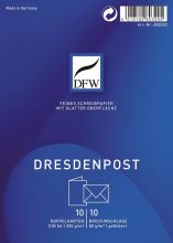 Briefpapier Karte Dresden Post DFW DRESDNER 800320 A6 10/10