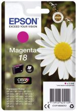 Inkjetpatrone Nr. 18 magenta EPSON C13T18034012 3,3ml