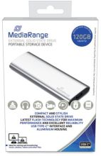 Festplatte extern 120GB silber MEDIARANGE MR1100