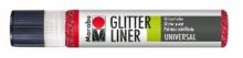 Glitter Liner 25ml rubin MARABU 1803 09 538