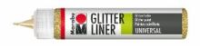 Glitter Liner 25ml gold MARABU 1803 09 584
