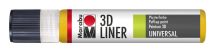 3D Liner 25ml mittelgelb MARABU 1803 09 621