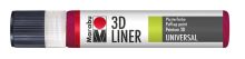3D Liner 25ml rubinrot MARABU 1803 09 638