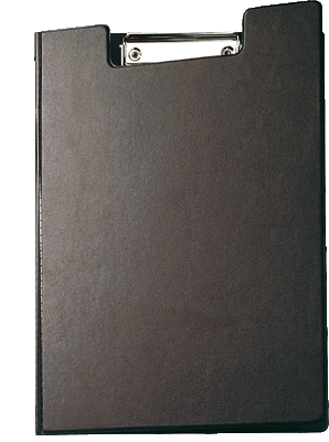 MAUL Schreibmappe mit Folienüberzug/2339290, schwarz, DIN A4