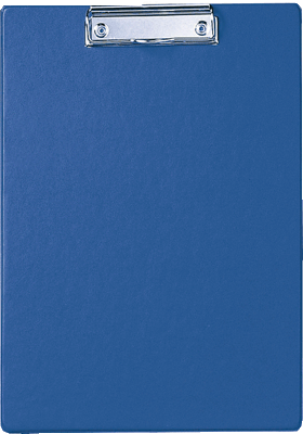 MAUL Schreibplatte mit Folienüberzug/2335237, blau, DIN A4