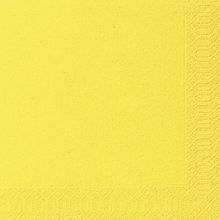 Serviette Zelltuch gelb 20 Stück DUNI 104060/ 3lagig. 40 cm