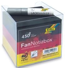 Zettelbox Fan Deutschland sortiert FOLIA 9902/DE inklusive Lack-Marker