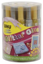 Glitterglue 20ml gold+silber UHU 39021