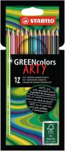 Farbstiftetui 12ST GREENcolors ARTY STABILO 6019/12-1-20 sortiert