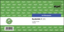 Kurzbrief A4 quer 100BL SIGEL KF213 1/3 A4q