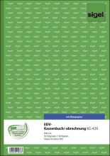 Kassenbuch EDV A4/2x50BL SIGEL KG429 Steuersch,300