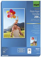 Inkjet Fotopapier A4 100BL ws SIGEL IP712 Everyday 200g