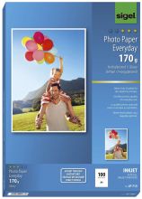 Inkjet Fotopapier A4 100BL ws SIGEL IP715 Everyday 170g