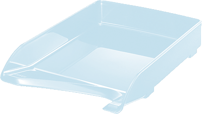 LEITZ Briefkorb 5220/5220-00-02, glasklar, Innenmaß:244x335x52mm für DIN A4