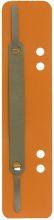 Heftstreifen PP 34x150mm 25ST orange Q-CONNECT 1012500610 Metalldeckleiste