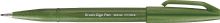 Faserschreiber SignPen Brush olivgrün PENTEL SES15C-D2X