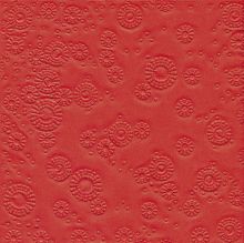 Serviette Zelltuch rot PAPER+DESIGN 24017 33 cm