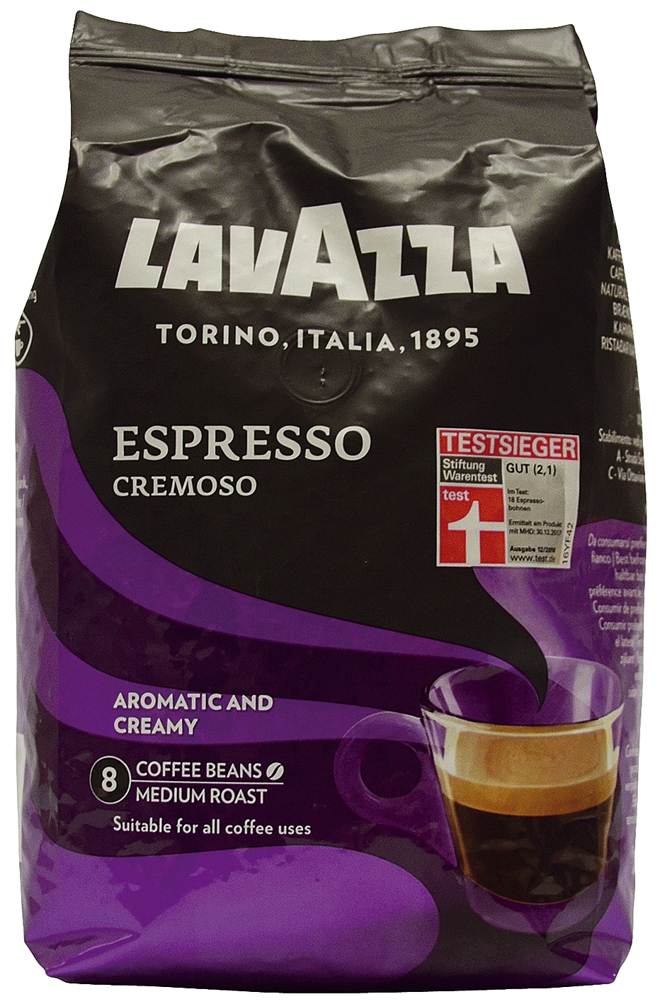 Kaffee 1kg Espresso Cremoso ganze Bohne LAVAZZA 789956000